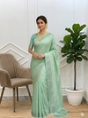 Banarasi Tissue Silk Saree With All Over Design