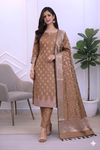 Gorgeous Banarasi Semi Soft Silk Suit with Meena Work