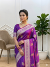 Banarasi Katan Soft Silk Saree With Meena