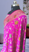 Very Beautiful Banarasi Katan Silk Saree With All Over Meena