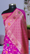 Very Beautiful Banarasi Katan Silk Saree With All Over Meena
