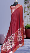 Banarasi Katan Soft Silk Saree With Very Beautiful Pallu & Unique Design