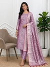 Elegant Banarasi Soft Semi Silk 3 Pcs Suit with Premium Finish