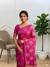 Banarasi Semi Silk Saree With Boota Design
