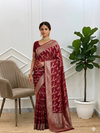 Banarasi Soft Cotton Soft Silk Saree With MeenaKari Jaal