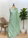 Banarasi Tissue Silk Saree With All Over Design