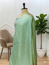 Banarasi Tissue Silk Saree With All Over Design