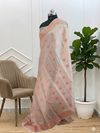 Banarasi Tissue Silk Saree With Cream Color