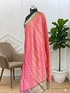 Banarasi Semi Silk Saree With Contrast Border & Pallu