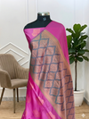 Banarasi Semi Silk Saree With Boota Design
