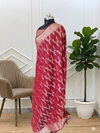 Banarasi Soft Cotton Soft Silk Saree With MeenaKari Jaal