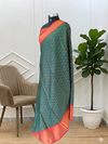 Banarasi Semi Silk Saree With Very Beautiful Contrast Color