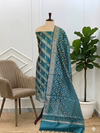 Banarasi Soft Cotton Silk Suit With All Over Meena & Beautiful Peacock Color