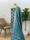 Banarasi Soft Cotton Silk Suit With All Over Meena & Beautiful Peacock Color
