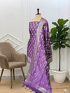 Premium Megenta Banarasi Soft Semi Silk Suits for Office & Casual Wear