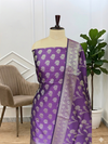 Premium Megenta Banarasi Soft Semi Silk Suits for Office & Casual Wear