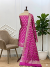 Best Banarasi Soft Rani Color Silk Suits Online in India – Trending Collection