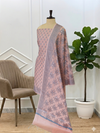 Rose Pink Banarasi Cotton Silk Suits for Women Wear