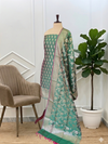 Stylish Banarasi Semi Soft Silk Salwar Kameez for Women