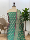 Stylish Banarasi Semi Soft Silk Salwar Kameez for Women