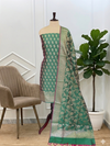 Stylish Banarasi Semi Soft Silk Salwar Kameez for Women