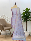 Designer Banarasi Semi Soft Silk Wedding Wear Suits