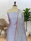 Designer Banarasi Semi Soft Silk Wedding Wear Suits