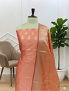 Traditional Banarasi Semi Soft Silk Ethnic Suits for Ladies