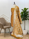 Elegant Mustard Banarasi Semi Soft Silk Salwar Suits Collection