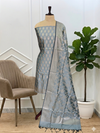 Heritage Inspired Banarasi Semi Soft Silk Suit with Fine Detailing