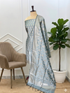 Heritage Inspired Banarasi Semi Soft Silk Suit with Fine Detailing