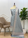 Banarasi Soft Silk Suit with Elegant Meena Work Design