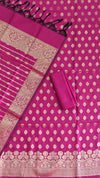 Crafted for Queens, Inspired Rani Color Banarasi Soft Semi Silk 3 Pcs Suit