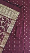 Banarasi Semi Soft Silk Suits with Zari Work for Women
