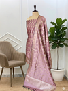 Soft Semi Silk Banarasi 3 Pcs Suit with Elegant Finish