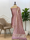 Soft Semi Silk Banarasi 3 Pcs Suit with Elegant Finish