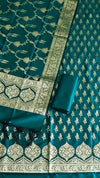 Heritage Weaves: Exquisite Banarasi Soft Semi Silk 3 Pcs Suits