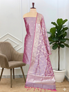Elegant Banarasi Soft Semi Silk 3 Pcs Suit with Premium Finish