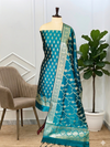 Heritage Weaves: Exquisite Banarasi Soft Semi Silk 3 Pcs Suits