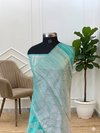 Banarasi Soft Cotton Silk Saree With Jaal Design