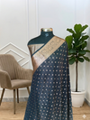 Banarasi Cotton Soft Silk Beautiful Small Booti Design Saree