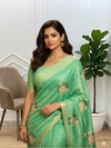 Banarasi Chikankari Silk Saree