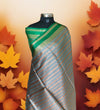 Banarasi Tanchhui Stripe Design Silk Saree