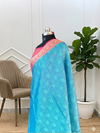 Banarasi Tanchhui All Over Jaal Design Silk Saree