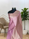 Pink Color Designer Banarasi Tissue Silk Saree