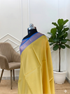Banarasi Tanchhui Silk Saree With Beautiful Yellow Color