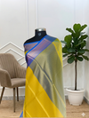 Banarasi Tanchhui Silk Saree With Beautiful Yellow Color
