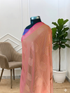 Banarasi Soft Silk Saree with Multi Color Stripe