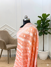 Banarasi Cotton Soft Silk Saree With Orange Color
