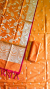 Classic Traditional Banarasi Semi Silk 3 Pcs Suit
